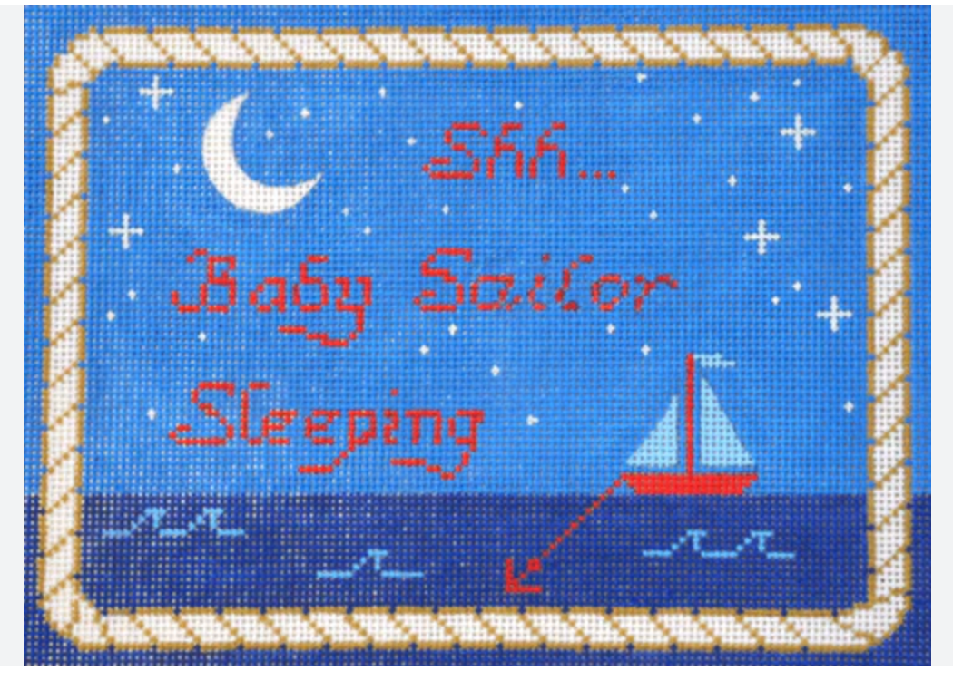 “Shh…Baby Sailor Sleeping”