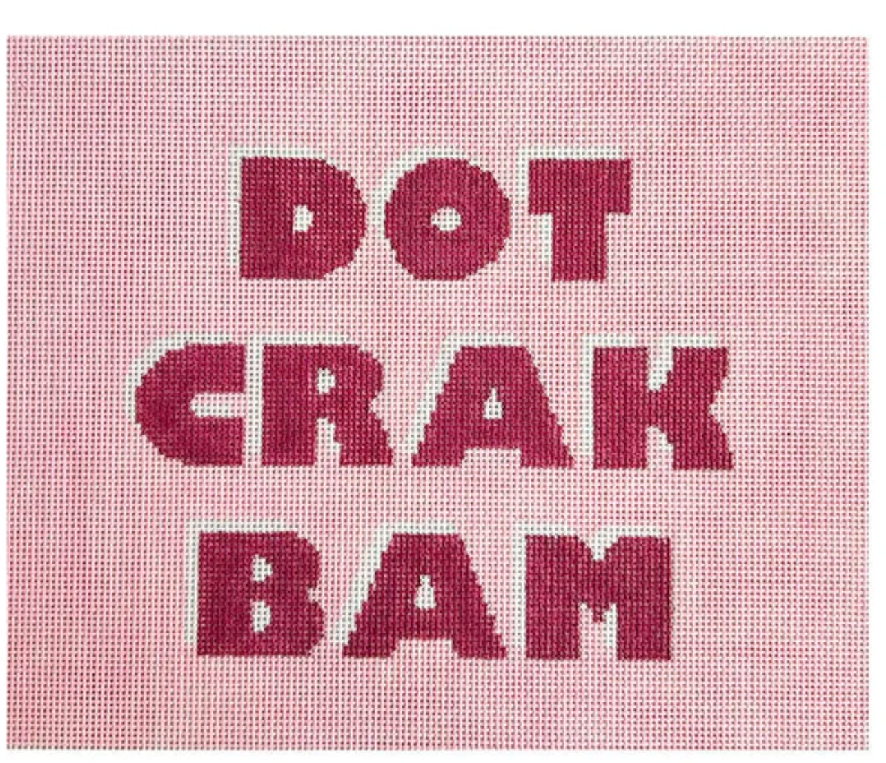 Dot Crak Bam Mahjong Tile Pouch - Pink