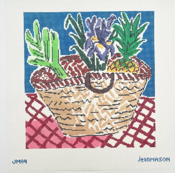 Le Panier Needlepoint Canvas - 14 mesh