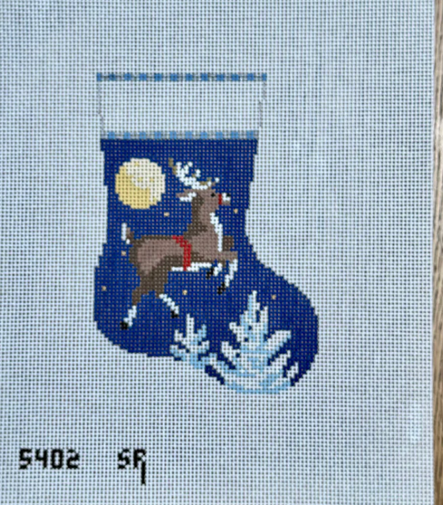 Flying Reindeer Mini Stocking