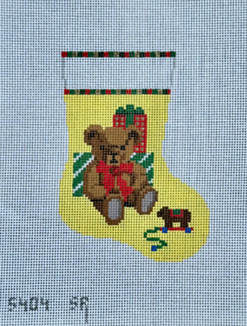 Teddy and Presents Mini Stocking
