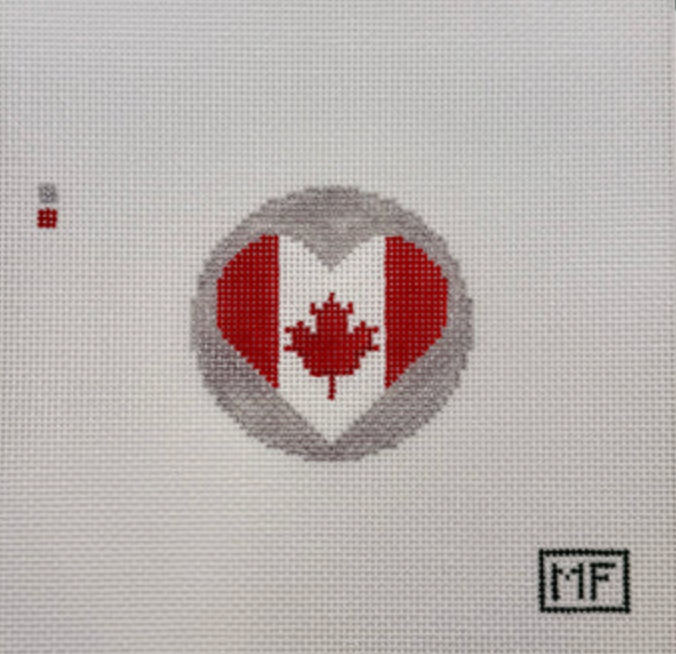 Heart Flag - Canada