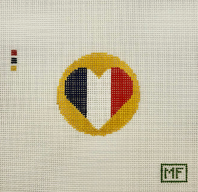 Heart Flag - France