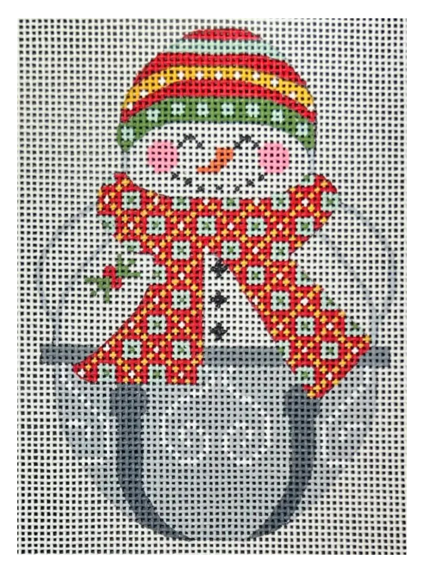 Jingle Snowman With Striped Hat