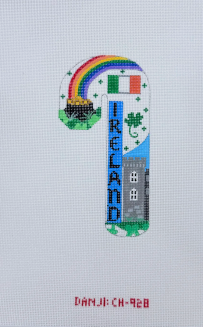 Ireland Travel Candy Cane