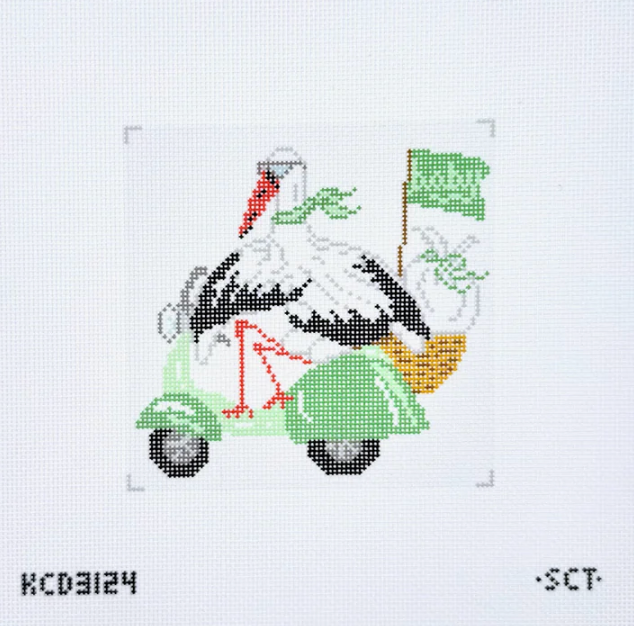 Special Delivery Stork - Unisex Printed Canvas