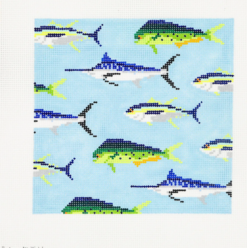 Stream of Ocean Fish
