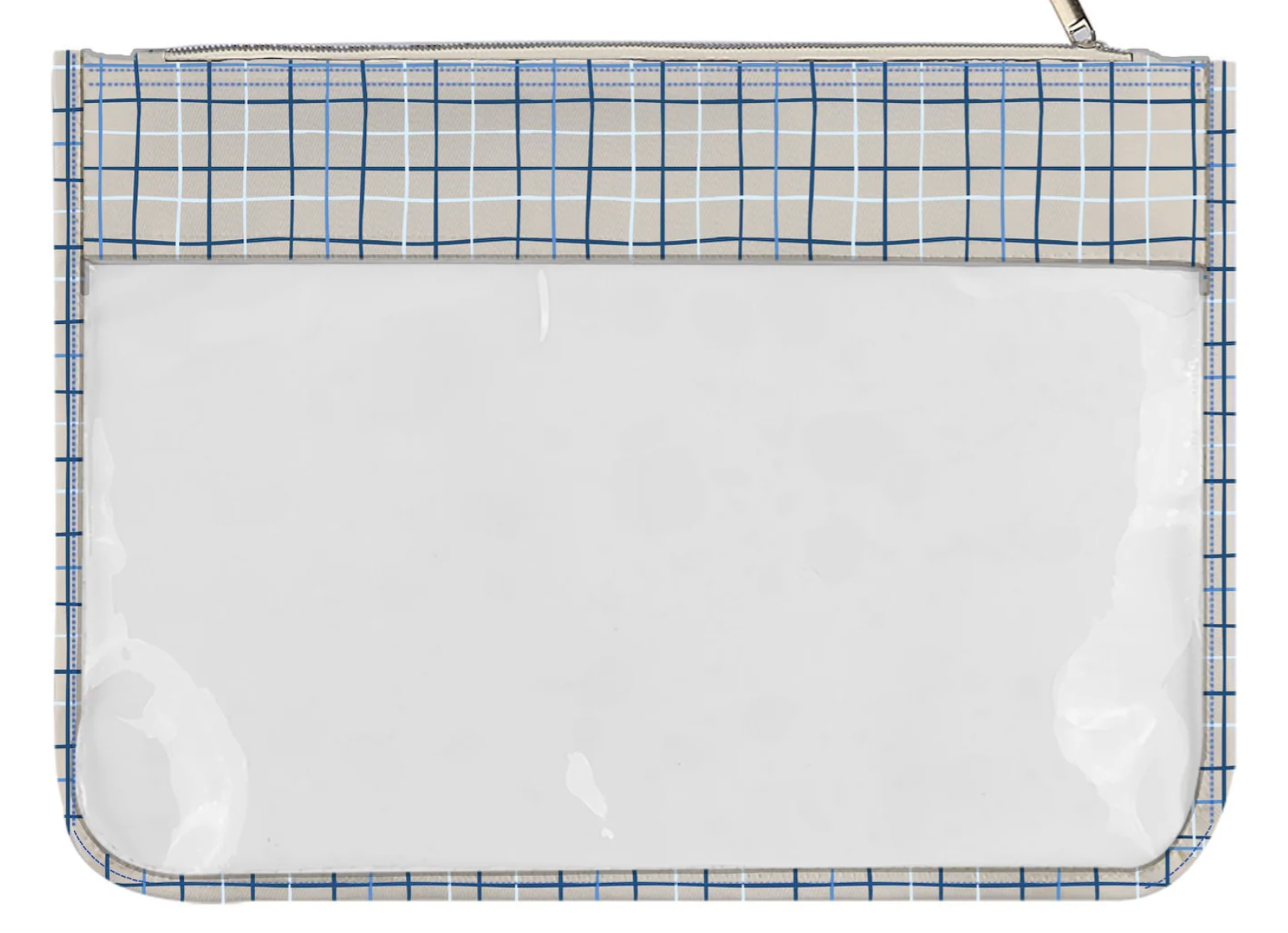 Geometric Mesh Pattern Medium PVC Project Bag