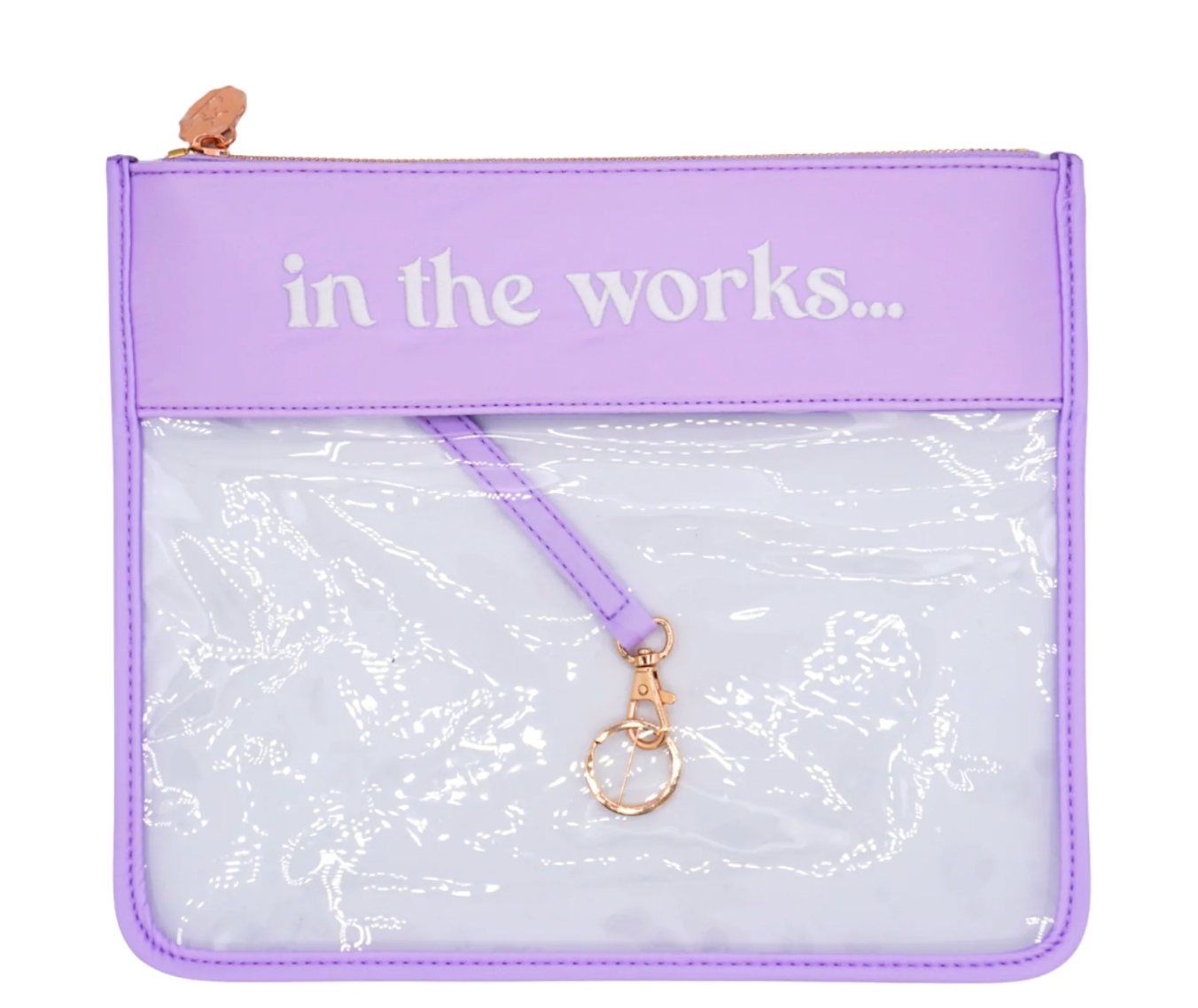 Tiny In The Works Project Bag in Lavender