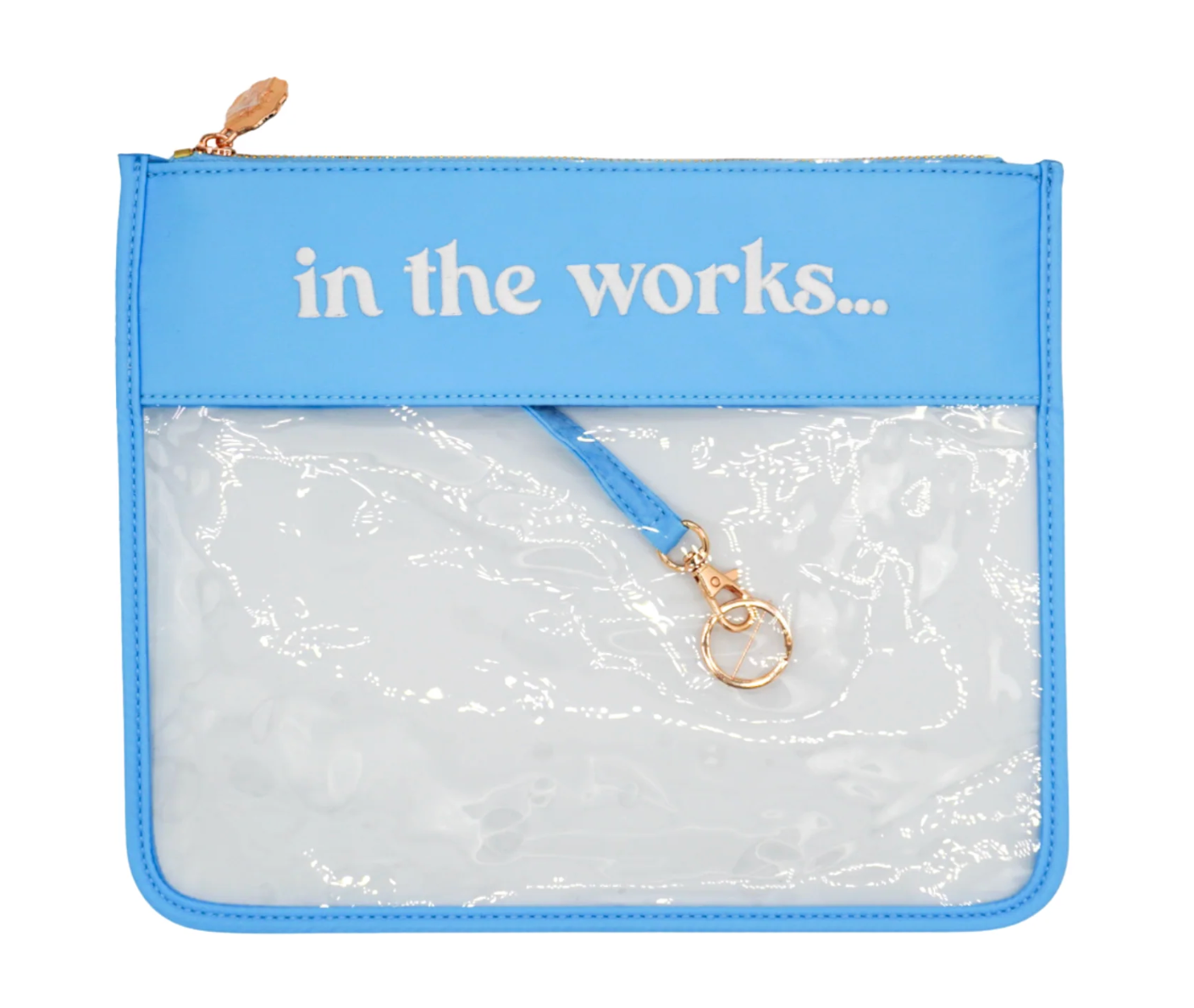 Tiny In The Works Project Bag in Baby Blue