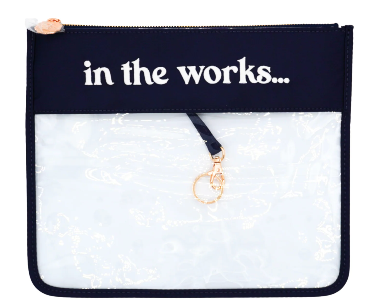 Tiny In The Works Project Bag in Navy