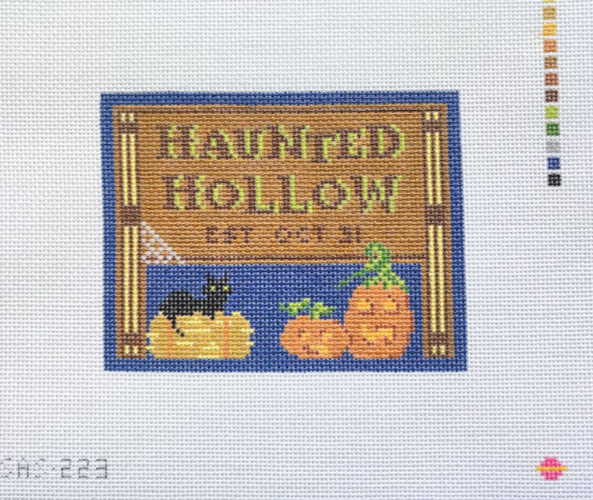 Haunted Hollow Sign