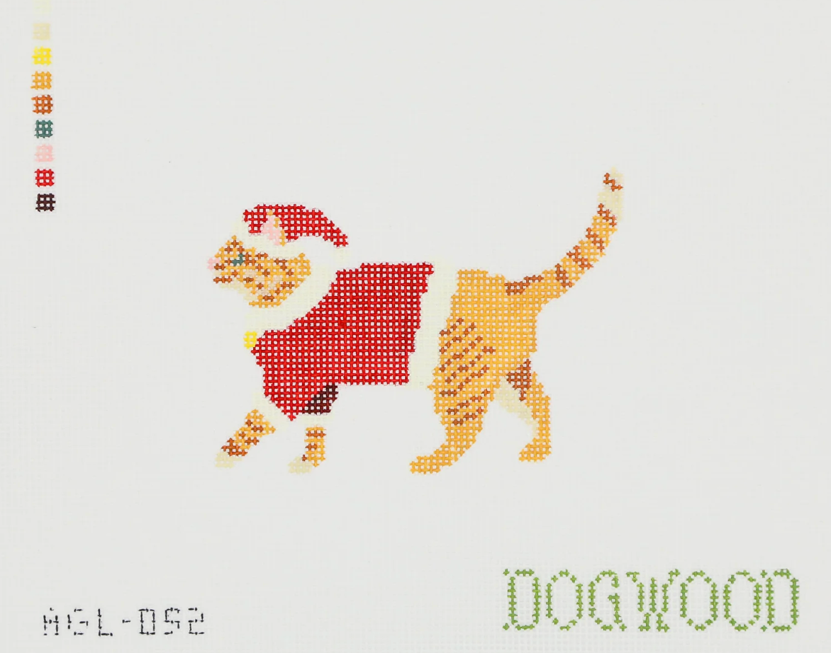 Santa Orange Cat