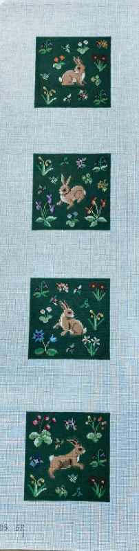 Cluny Rabbits, Coaster Set - 18 mesh