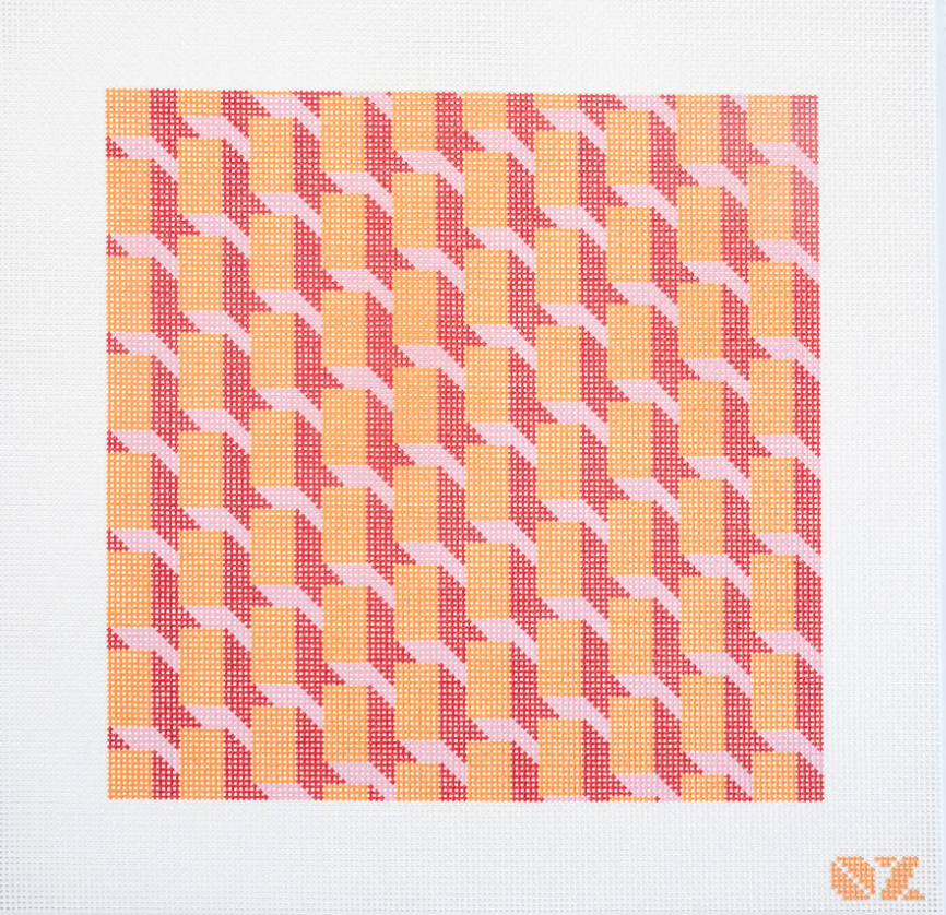 Tumbling Blocks Pillow