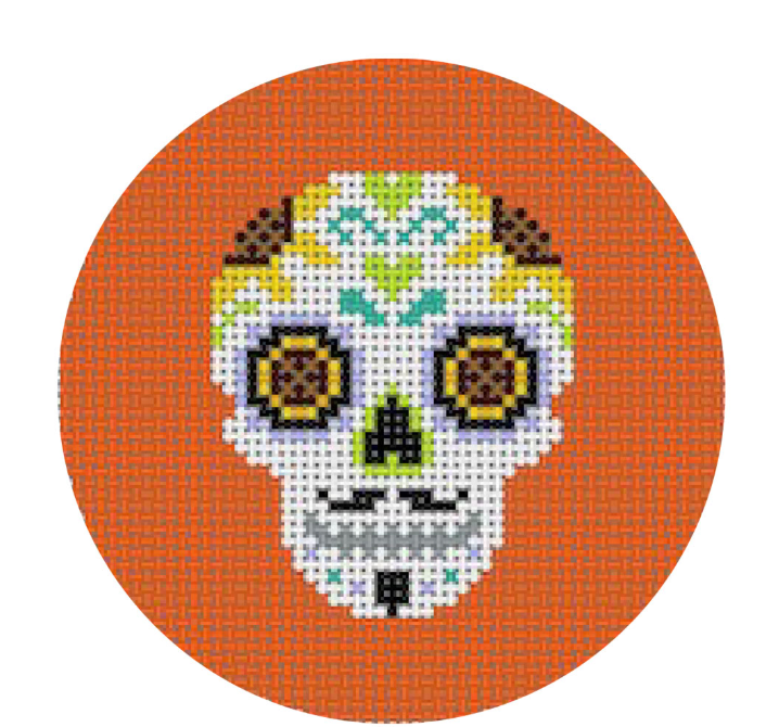 Senor Sunflower Sugar Skull