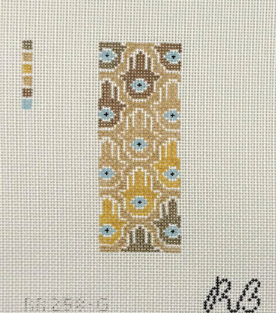 Hamsa Mezuzah - Gold