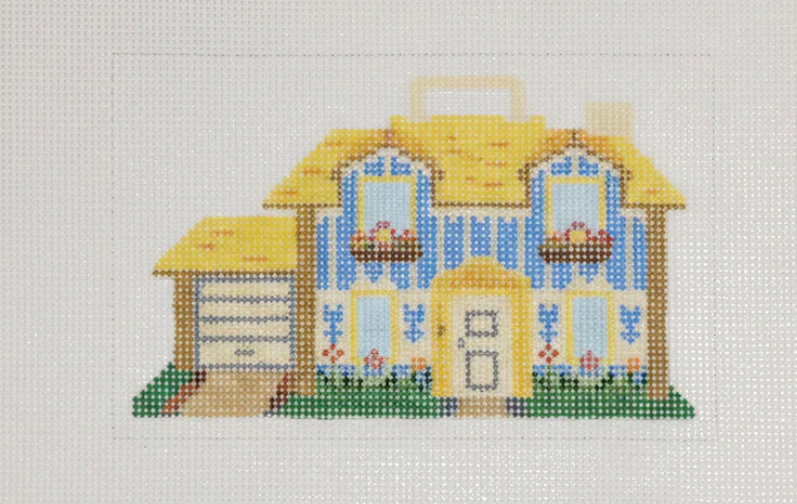 Fisher Price Yellow & Blue House