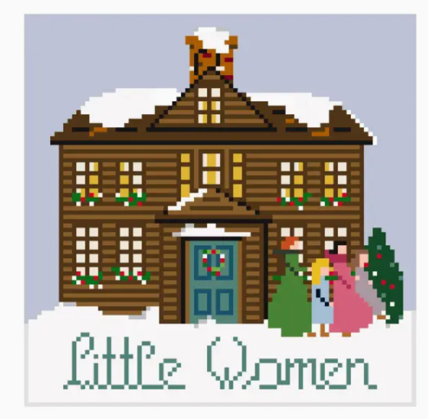Little Women Winter Printed Canvas