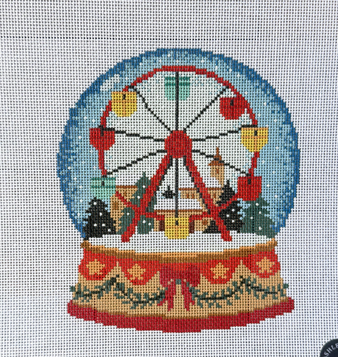 Round & Round the Wonder Ferris Wheel Snow Globe