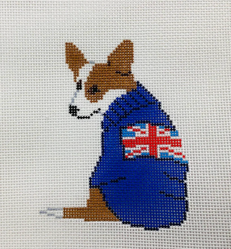 Corgi With UK Sweater