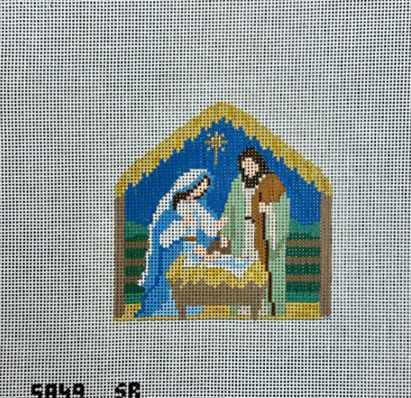 Nativity Stable Ornament
