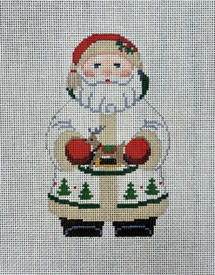 White Tree Coat Santa