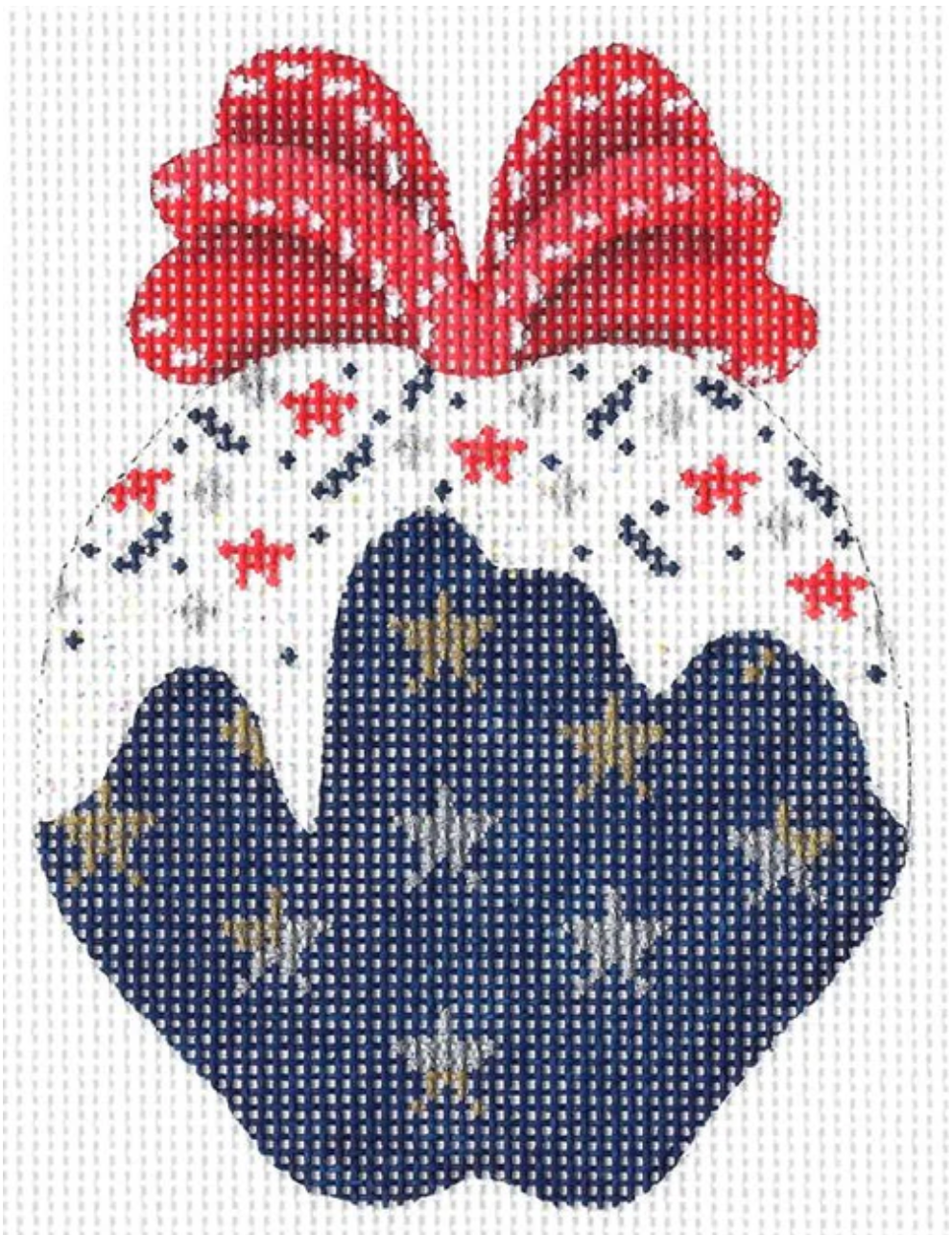Navy Stars-n-Sprinkles Apple
