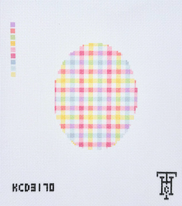 Tattersall Easter Egg Printed Canvas