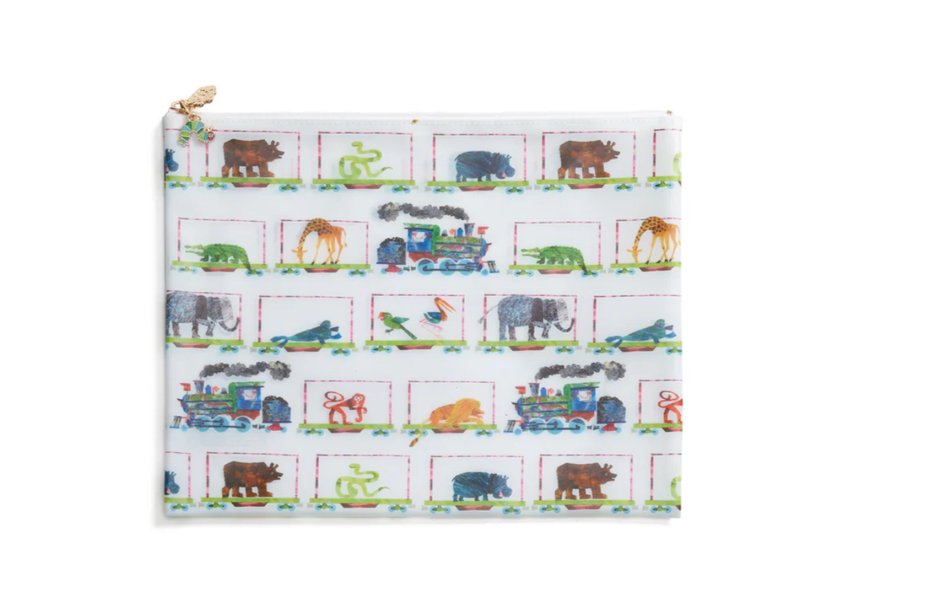 Eric Carle Zoo Opaque PVC Project Bag
