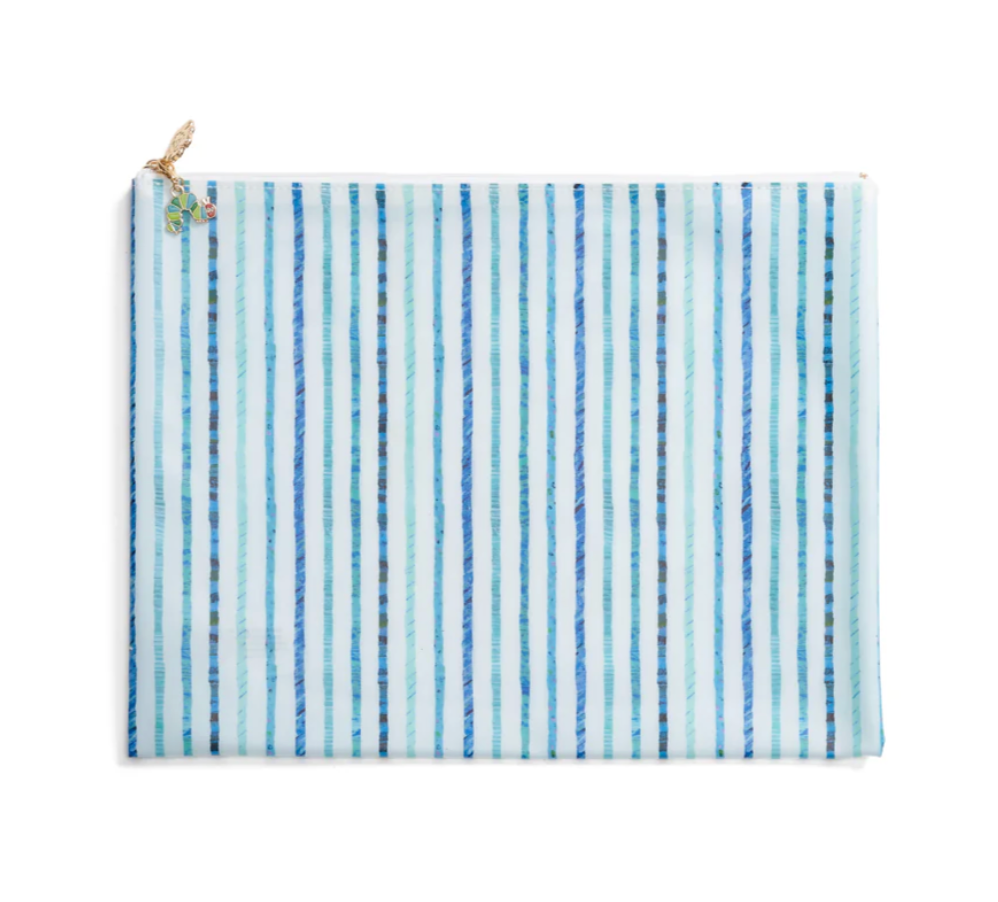 Eric Carle Multi-Stripe Opaque PVC Project Bag