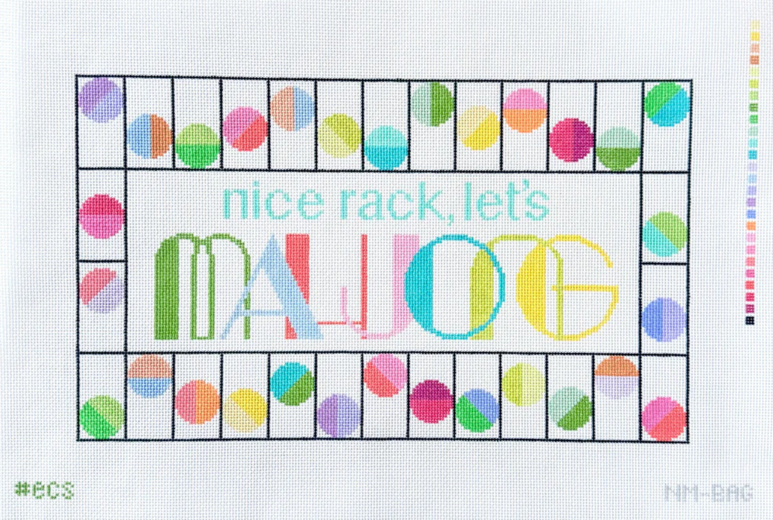 Mahj Tile Bag Canvas