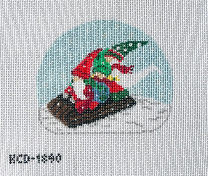 Clark, Sally and Ned Gnomes on Sled