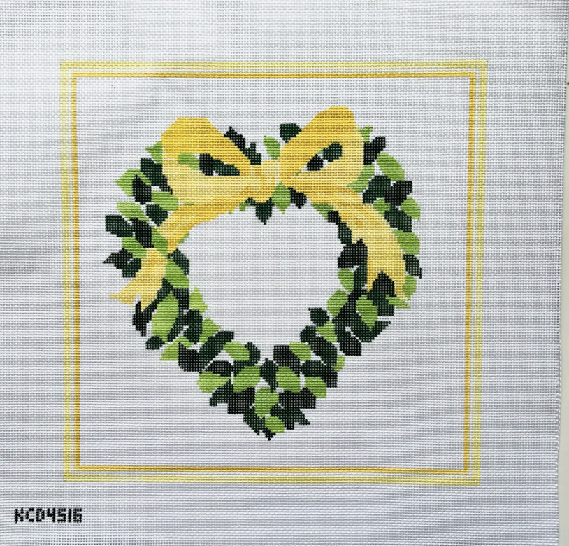 Cream Wreath Pillow