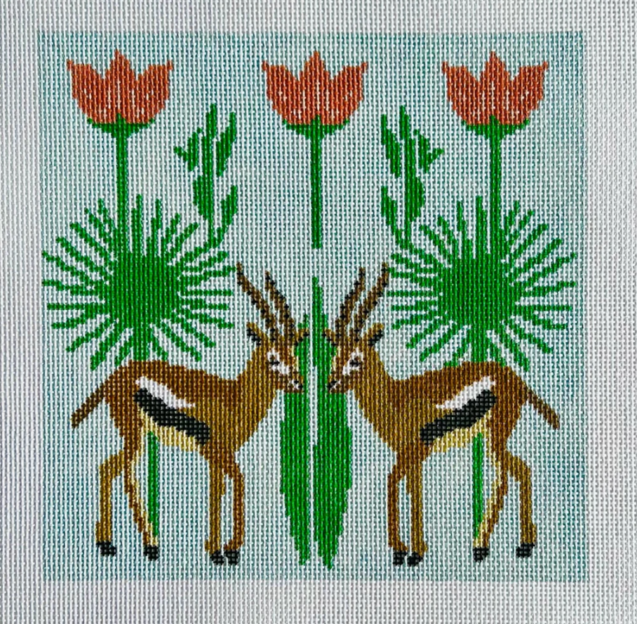Antelope with Palms