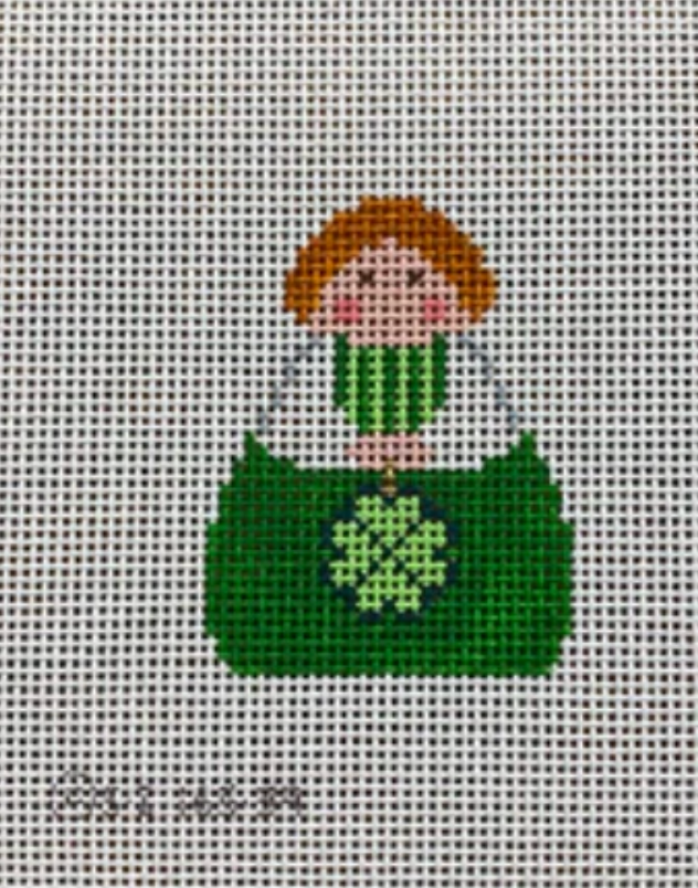 Green Angel with Shamrock