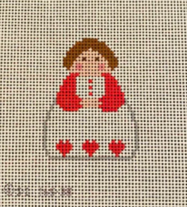 Angel with Red Hearts