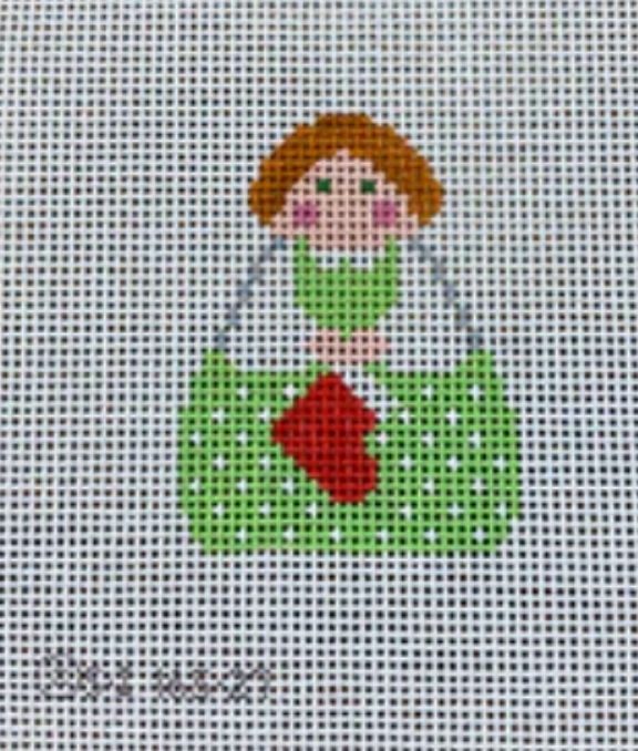Red Stocking Angel