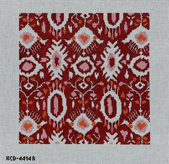 Ikat Pillow - Red