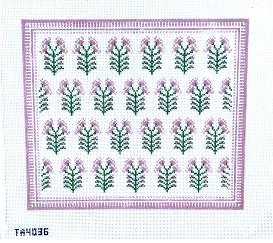 Pink Floral Pillow