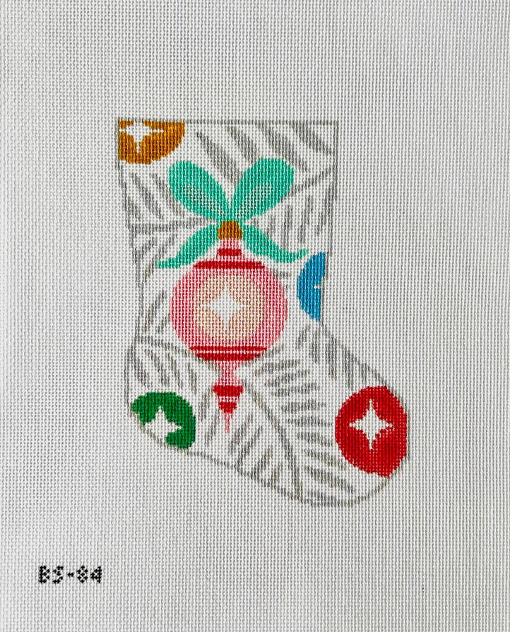 Deck the Halls Ornament Sized Bauble Stocking Canvas