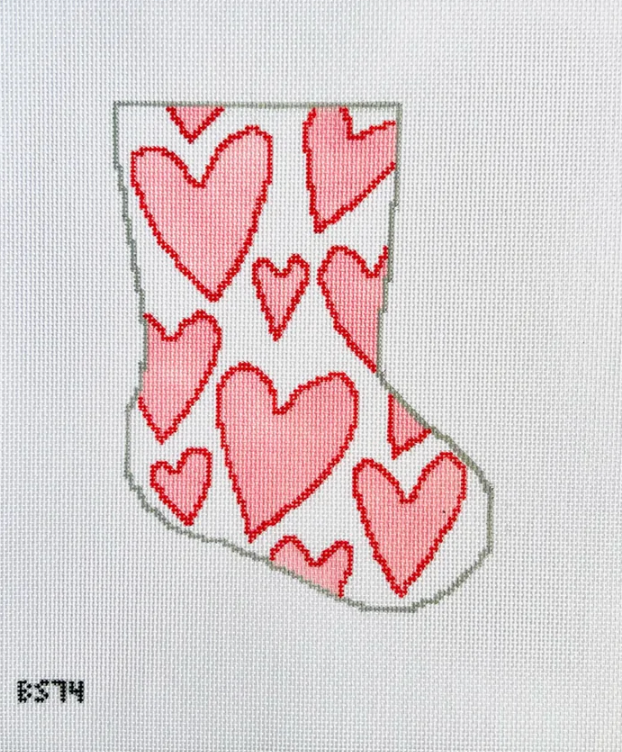 I love you more than hearts Ornament Sized Bauble Stocking