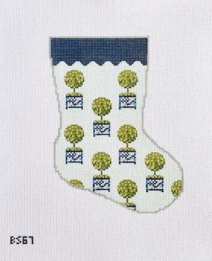 Topiary Pattern Ornament Sized Bauble Stocking