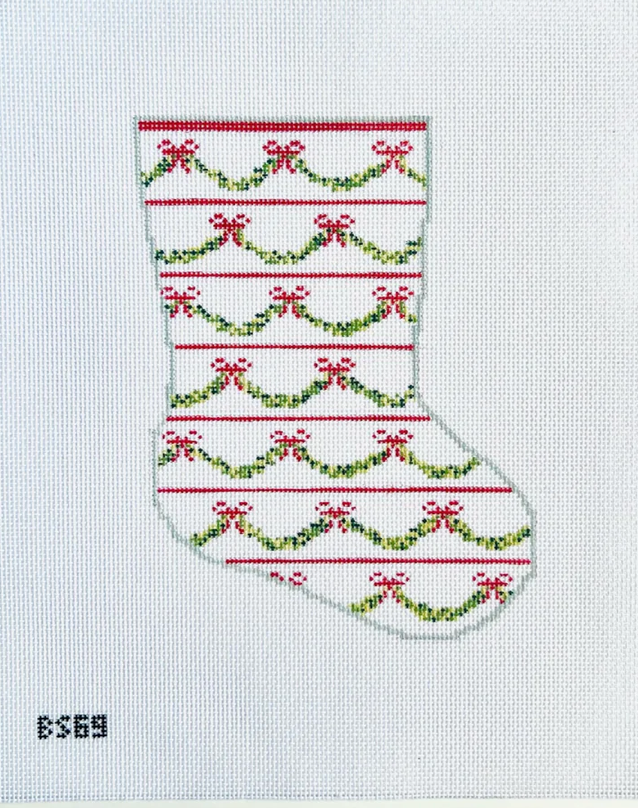 Garland Ornament Sized Bauble Stocking