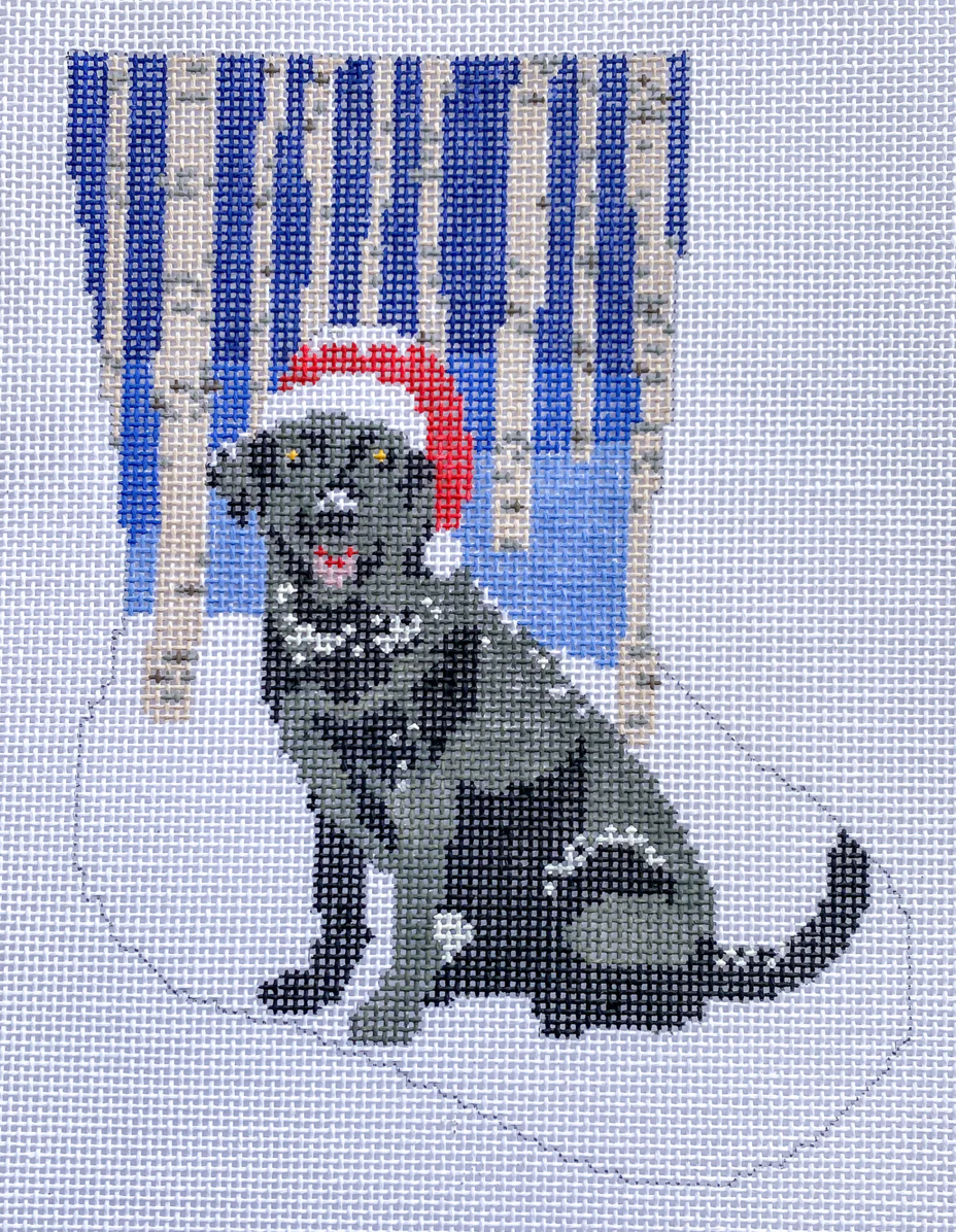 Woodland Frolic Ornament Sized Stocking Canvas
