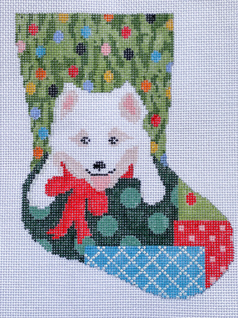 Bundle of Fun Ornament Sized Stocking Canvas