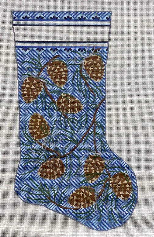 Pinecones on Jennie Large Stocking