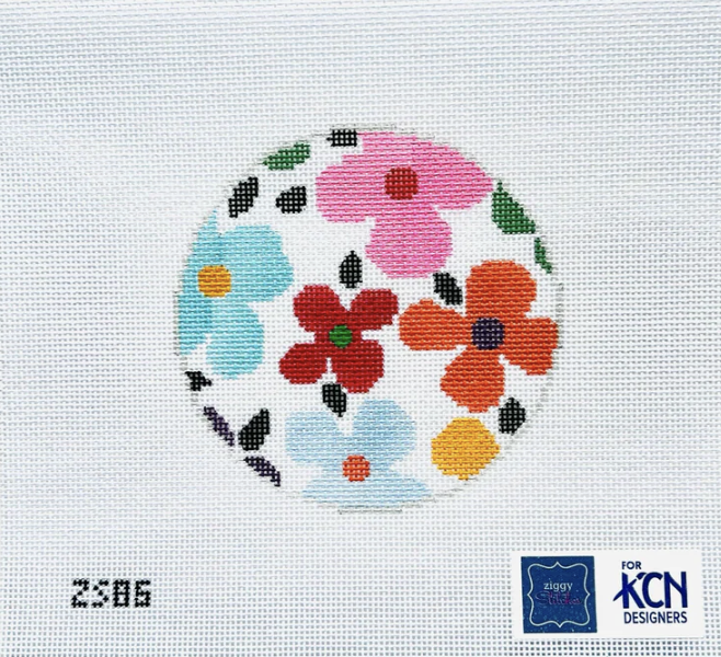 Flower Power Rainbow Round