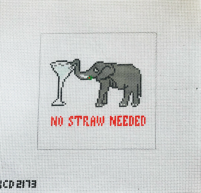 No Straw Needed Canvas