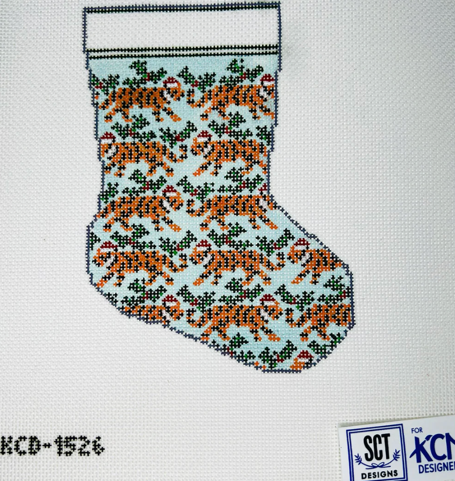 Tiger Mini Sock Canvas
